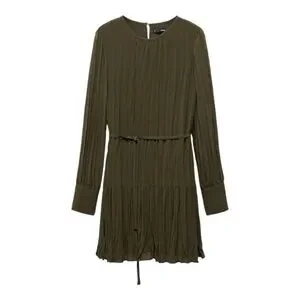 open lace back dress Petal and Pup Women's Carson Pleated Mini Dress